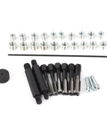 Top Notch Glow Plug Thread Repair Kit With 33 Pieces Of Heavy Duty Tools For Diesel Engines Designed To Fix Damaged Spark Plug Holes Perfectly And Save You From Expensive Engine Overhaul Bills Quick Install Made Simple. 33-piece steel thread inserts and drivers for diesel glow plug repair