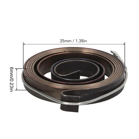 Two Pack Drill Press Return Spring Set For Bench Drills Quill Feed Coil Spring with dimensions 35mm x 6mm