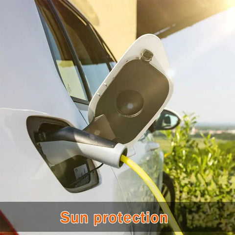 Tough As Nails EV Charger Port Cover 600D Oxford Cloth Waterproof Rain Shield for car charging port sun protection.