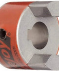 Heavy Duty L070 Standard Jaw Coupling Hub For 10 Mm Bore, Sintered Iron, Metric Build, 34.54 Mm OD, 19.05 Mm Through Bore, 12.881 Nm Max Torque, 3 X 1.4 Mm Keyway, Flexible Shaft Coupling For Precision Machines side view