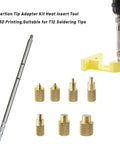 Pro Grade DIY Friendly Heat Set Threaded Inserts Kit For 3D Printing M2 To M8 With Brass Knurled Nut And Embedded Insertion Tip Adapter