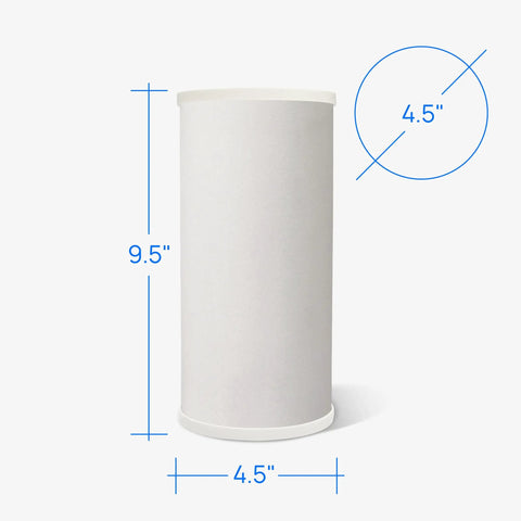 Sediment Buster Whole House Water Filter 25 Micron Replacement Cartridge 10x4.5 Inch Long Lasting Filter with 3 GPM Flow Fits FXHTC W50PEHD