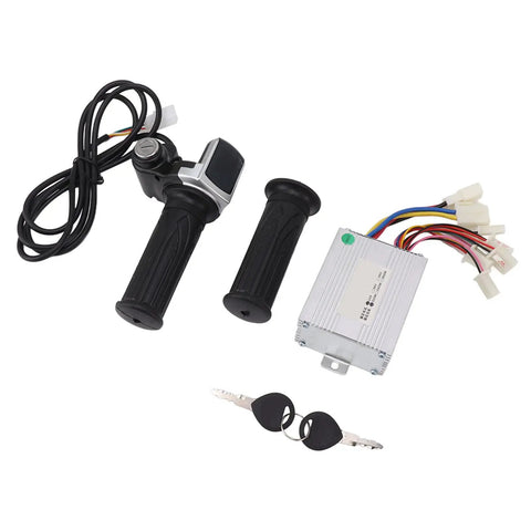 Throttle Grip With Lock Replacement Controller For Electric Scooter 24V 350W Brushed Motor With Power Display Low Failure Rate For Smooth Acceleration And Easy Install On MX350 Electric Scooter Upgrade