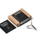 Effortless 4 Axis Center Positioner for CNC Routers Delivers Quick Alignment and Easy Locating Center Under 60mm Diameter With A One Eighth Inch Shank Compatible With ProVerXL 4030 4040 Pro And Other CNC Routers with box and manual visible.