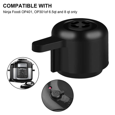 Steam Release Handle Valve For Foodi OP401 OP301 6.5 Qt And 8 Qt Series Replacement Pressure Cooker Part With High Temperature Resistance