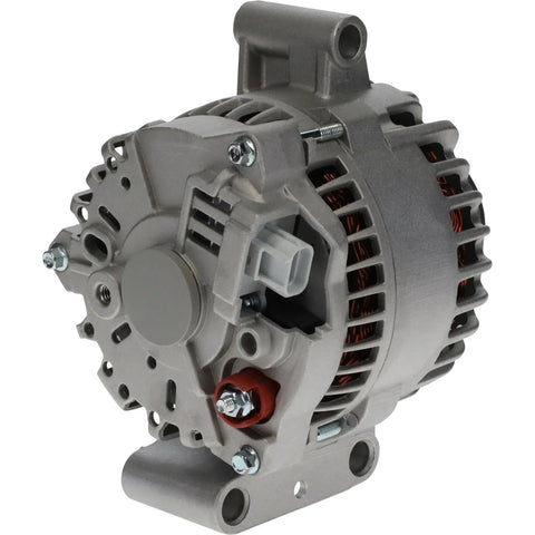 Replacement Alternator For Ford Escape And Mazda Tribute 3.0L V6 01 02 03 04 High Output Auto Part Ready To Roll With 1L8U-10300-CD AJ03-18-300A AFD0073 40014103 Direct Fit, front view.