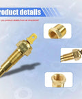 High Grade Radiator Cooling Fan And Temperature Sensor Switch 185 To 175 Degree brass thermostat with metal threads and connector.
