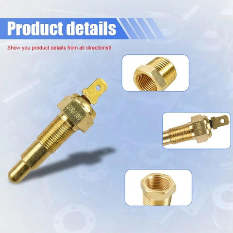 High Grade Radiator Cooling Fan And Temperature Sensor Switch 185 To 175 Degree brass thermostat with metal threads and connector.