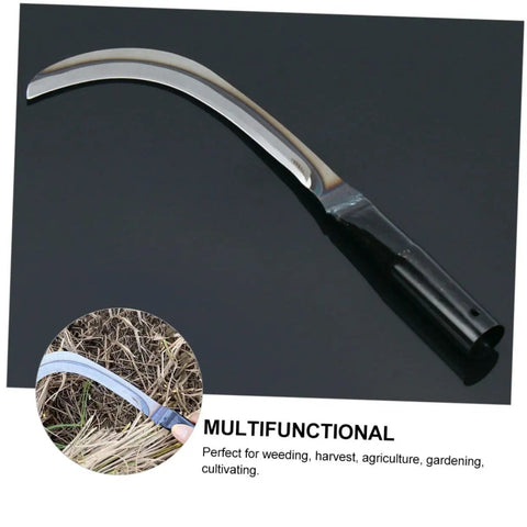 Portable Reaping Hook For Weeding And Harvesting Lightweight Durable Gardening Tool With Sharp Edge Ergonomic One Handed Grip Easy Carry