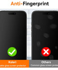 2 Pack 6.9 Inch Matte Glass Screen Protector For iPhone 16 Pro Max With Full Edge Coverage, Anti Glare, Anti Fingerprint, 9H