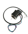 Top Notch Differential Signal Closed Loop Servo Stepper Motor With 1.8 Degree Step, 0.55Nm Torque, 42mm body, showing cables and connectors