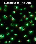 Glow Paint Tungsten Ice Fishing Jigs 6 Pack For Winter Crappie And Bluegill Dope Glow In The Dark With Fast Drop And Ultra Sharp High Carbon Steel Hooks Plus Bright Daylight Coating glowing in dark