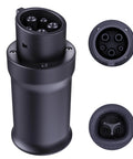 Tough As Nails Nacs To J1772 Charging Adapter for Electric Vehicles, black, compact design, multiple connectors for versatile charging.
