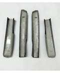 Heavy Duty ABS Roof Rack Rail End Protection Covers Perfect Fit Replacement Caps For Your Car Tightly Cover Open Bar Ends Keep Dust Out And Stop Rain Damage With Durable Sunlight Resistant Design You Cant Miss These Must Have Auto Accessories Today, four-piece set