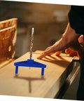 Professional Two Piece Woodworking Scribe Set Featuring Slick Ergonomic Center Scriber And Multi Function Marking Gauge For Furniture Creators Getting Spot On Results Without A Hitch on wooden surface.