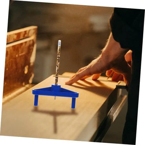 Professional Two Piece Woodworking Scribe Set Featuring Slick Ergonomic Center Scriber And Multi Function Marking Gauge For Furniture Creators Getting Spot On Results Without A Hitch on wooden surface.