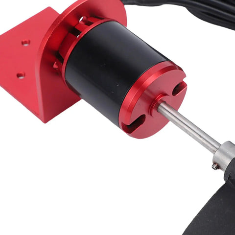 Close-up of Underwater Thruster For RC Boats Beefy 6kg Thrust Brushless Submarine Motor With 3 Blades Propeller For RC Ships