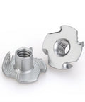 Durable 25 Pack M8 T Nuts For Wood Projects 304 Stainless Steel Tee Nuts close-up view