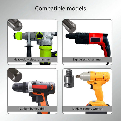 Compatible tools with Pro Grade Swap Friendly All Purpose Drill Shank Adapter Kit for Earth and Ice Augers