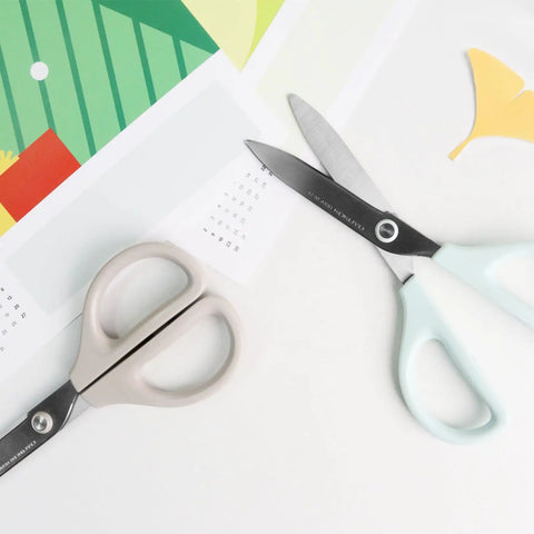 7 Inch All Purpose Scissors With Hybrid Arch Stainless Steel Blade For Sharp Workhorse Heavy Duty Cutting In Office Home School And Craft Projects Durable ABS Grip For Comfortable Use And Long Lasting Performance, top view