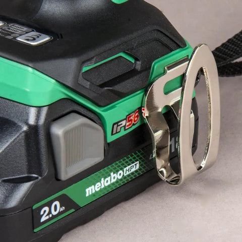 Close-up of 18V MultiVolt Cordless Triple Hammer BOLT Impact Driver Tool Only showing belt clip and branding.