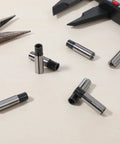 1/4 To 1/8 Collet Adapter Set For CNC Routers And Engraving Machines Heavy Duty High Carbon Steel Reducer displayed on table