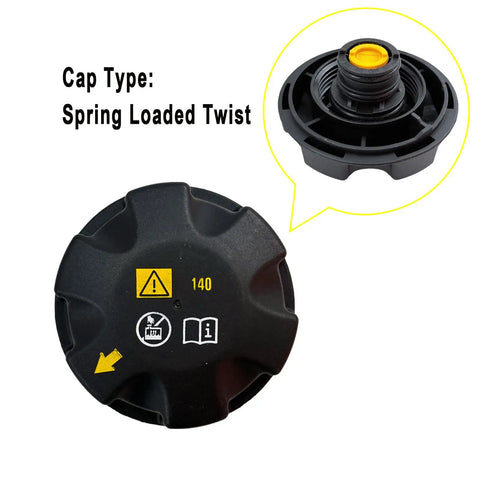 BMW Radiator Expansion Tank Cap Coolant Reservoir Cap for 2006 to 2025 1 Series 3 Series 5 Series X Models Replacement, cap type detail