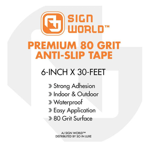 Heavy Duty Anti Slip Grip Tape 6 Inch By 30 Ft Black And Yellow Striped 80 Grit Aluminum Oxide Industrial Grade Indoor Outdoor Weatherproof