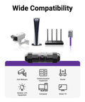 IP68 Waterproof RJ45 Coupler For Outdoor Cams And IP Gear Shielded Ethernet Connector For Cat6 Cat5e Cat5 PoE Ready Ultra Tough PA66