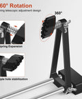 360° rotation feature of Beefy Heavy Duty Soldering Station with spring telescopic adjustment and holes for stability