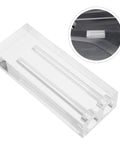 Engine Oil Quality Comparator And Viscosity Tester Demo Stand For Automotive Engines, transparent acrylic block with twin tubes
