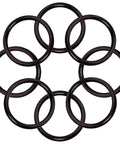High Performance Bulk Fire Extinguisher O Rings OR29 Replacement Seals For Ansul Badger Systems black rubber rings arranged together.