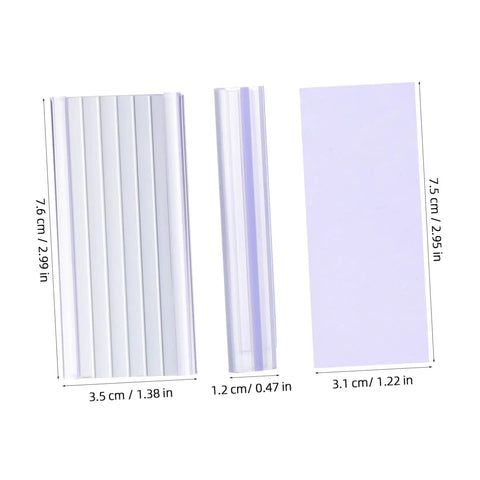 Heavy Duty PVC Wire Shelf Label Holders 30 Pack Clear Display Fronts Kick The Clutter Keep Tight Retail Setup Smooth Price Tag Swaps No Sweat Store Organization