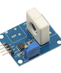 Top Rated Hall Effect Current Sensor Module Handling 35A DC Plus 25A AC With Zero Hassle For Rock Solid Overcurrent Protection And Clean Analog Readings, close-up view of the sensor module.