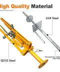 Built Tough Heavy Duty Fence Wire Dispenser For High Tension Systems, Floor Or Stud Mounted, Q235 and 45# steel construction