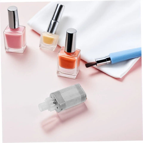 Ultra Quiet Electric Nail Drill Motor Handpiece Replacement Part With Low Noise And Portable Design Pro Grade Speed For Manicure Machines Metal And Plastic Construction For Smooth Fast Nail Filing At Home Or In The Salon, silver motor