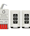 Dual Way Remote Switch For DC 12V To 30V Actuators, 30A Max, wireless control device with two remotes shown side by side