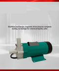 Tough As Nails Miniature Magnetic Circulation Pump With Corrosion Resistant Construction To Handle Acid And Alkali Fluids Efficiently In Industrial Operations, featuring shaftless seal design.