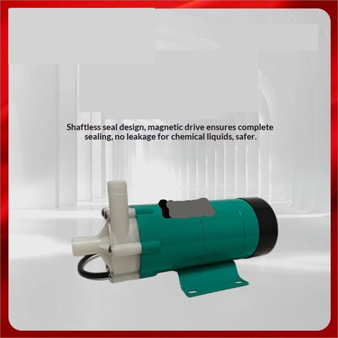 Tough As Nails Miniature Magnetic Circulation Pump With Corrosion Resistant Construction To Handle Acid And Alkali Fluids Efficiently In Industrial Operations, featuring shaftless seal design.
