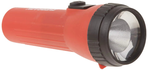 Bright LED Flashlight For Camping And Emergencies, Durable Kid Safe Non Slip Grip, Wide Beam, Easy Push Button On Off, Long Lasting Power, Batteries Included, Survival Kit Essential For Home And Outdoors