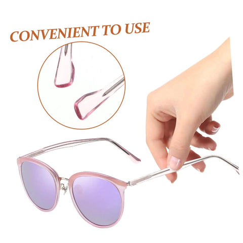 Replacement Eyeglasses Arms Kit No Fuss For Quick Repairs And Easy Installation with pink metal temples and sunglasses