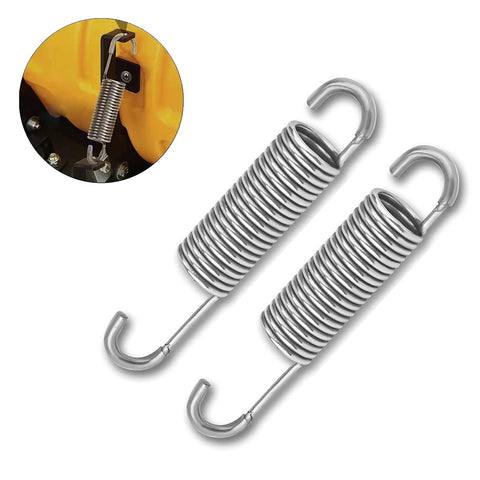 Top Shelf Stainless Steel Recliner Springs Heavy Duty Two Piece Set with Long Hook Attachment for Quick Sofa Mechanism Swap and Hella Durable Everyday Reliability.