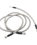 Heavy Duty Fuel Lines Hose Assembly For Chevy Silverado 2500HD And Gmc Sierra 6.6L Duramax Diesel showing flexible braided design.
