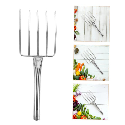 Stainless Steel Bean Sprout Fork Garden Trowel Small Digging Spade For Pot Plant Transplants Durable Garden Tool in kitchen setting