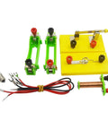Build An Easy Electromagnet And Simple Circuit Kit with battery box, switches, wires, lamp socket for hands-on experiments
