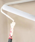 White Fiber Paint Roller Sleeve For Small Frames, Hella Smooth Low Lint Cover on small roller handle for easy painting.