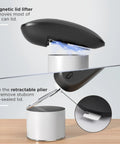 Canslab Ultrablade Pro Electric Can Opener features magnetic lid lifter and retractable plier for easy can opening.