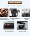 Step-by-step guide for Stainless Steel Drip Coffee Maker With Thermal Base Keeps Your Brew Hot For Hours 1.25L Capacity