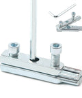 Universal Damaged Fastener And Pipe Thread Remover Tool for Broken Bolts Faucets and Pipes, 4 inch and 6 inch extractor tool