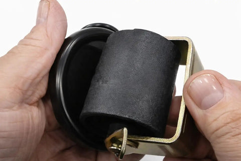 3 Inch Steel Furniture Caster Cups with Carpet Bottom Ultimate Heavy Duty Floor Protectors showing construction and grip detail.